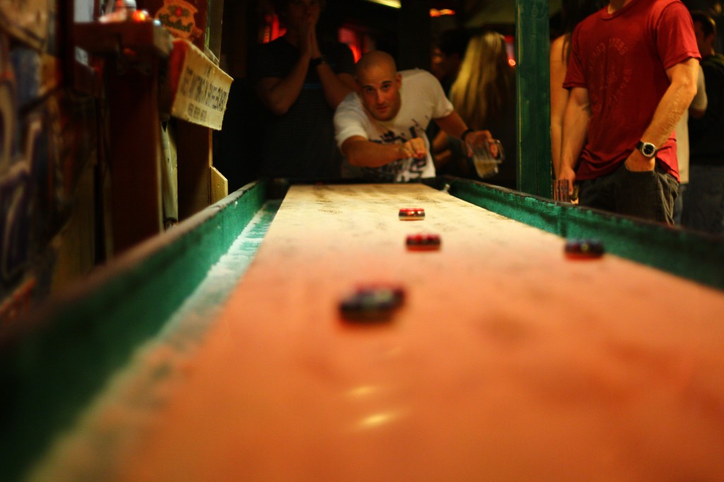 The game has been a big hit in pubs around America since WW2.