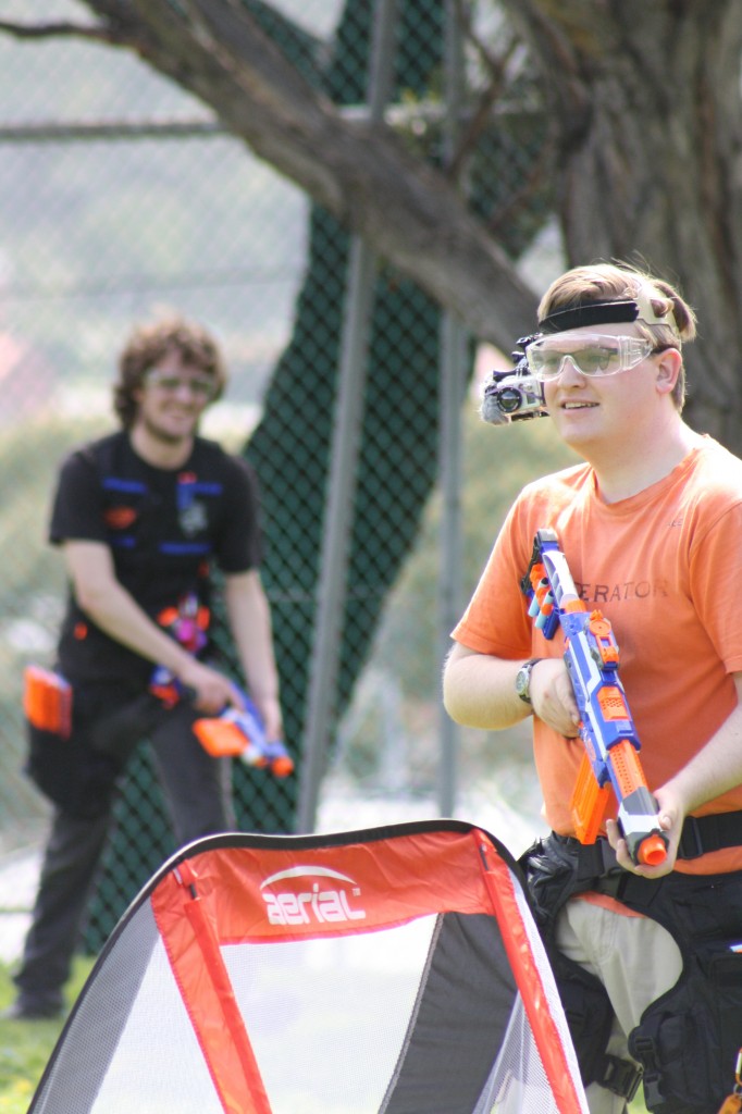 For Alex, the joy of Nerf extends far beyond just the guns; it's the camaraderie too, 
